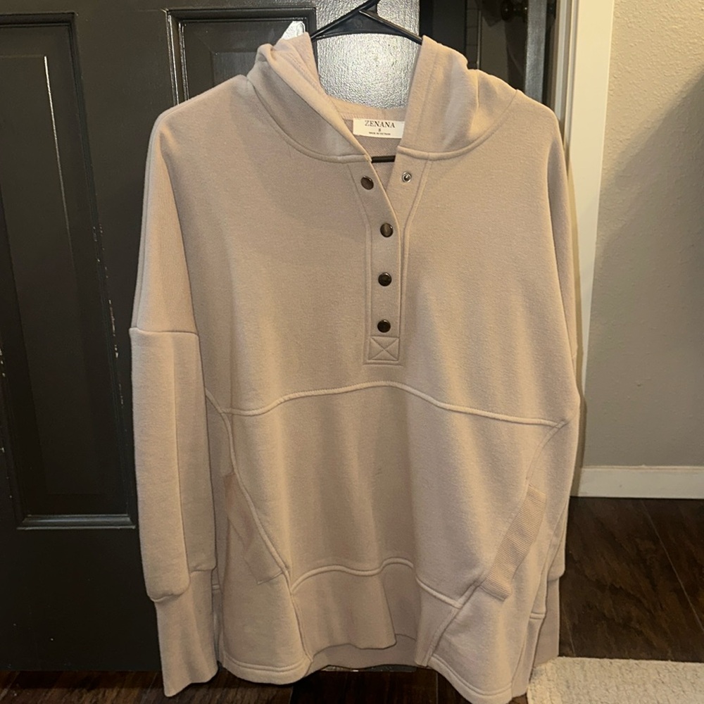 Tan hoodie